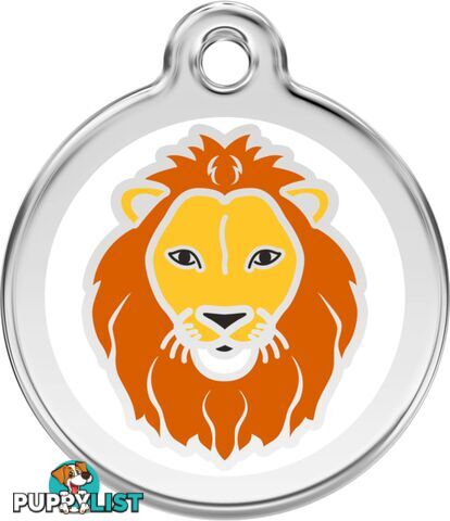 RED DINGO LION TAG - LIFETIME GUARANTEE - CAT, DOG