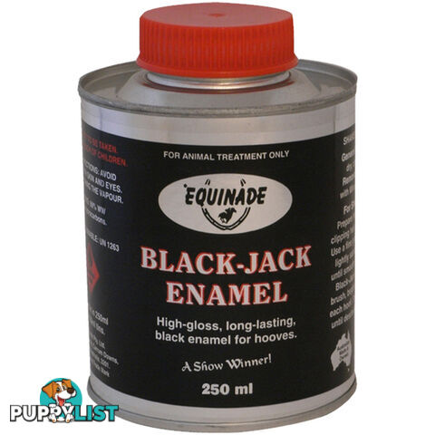 EQUINADE BLACK JACK ENAMEL W/BRUSH