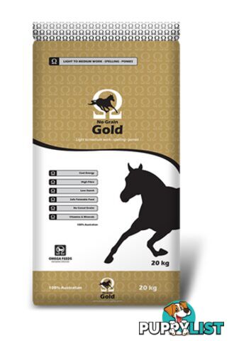 OMEGA FEEDS- NO GRAIN GOLD 20KG