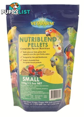 VETAFARM NUTRIBLEND SMALL PELLETS