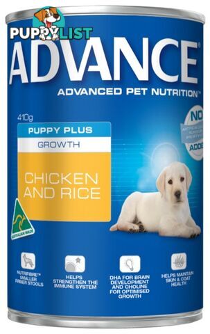 ADVANCE PUPPY PLUS GROWTH WET FOOD - CHICKEN AND R