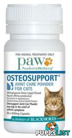 PAW OSTEOSUPPORT JOINT CARE POWDER FOR CATS - 60 C