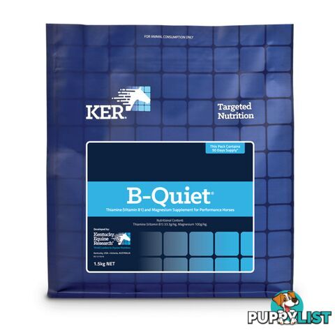 KENTUCKY EQUINE- B-QUIET