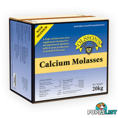 OLSSON CALCIUM MOLASSES SELENIUM BLOCK 20KG