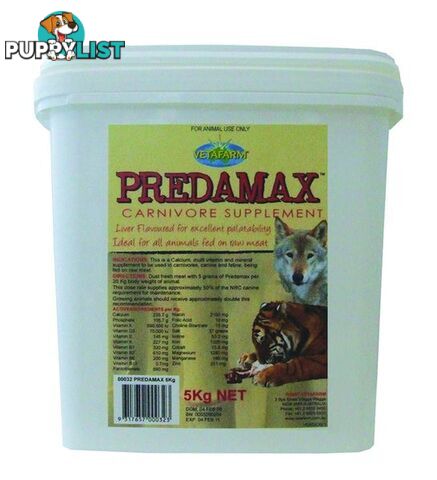 VETAFARM PREDAMAX CARNIVORE SUPPLEMENT