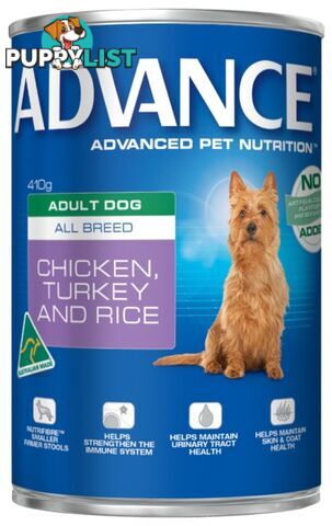 ADVANCE ADULT ALL BREED WET FOOD - TURKEY AND RICE