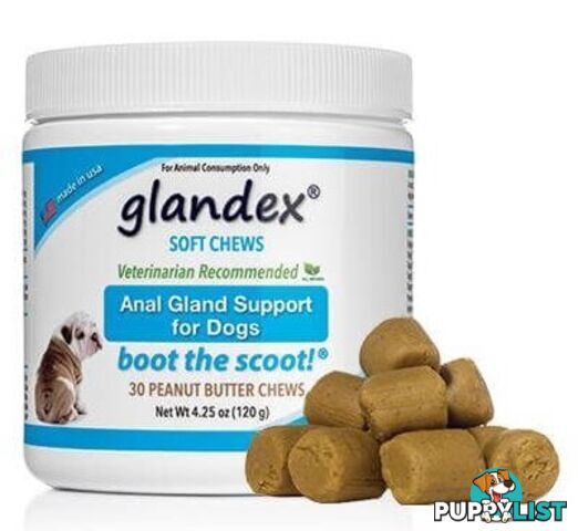 GLANDEX SOFT PEANUT BUTTER CHEWS