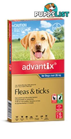 ADVANTIX FOR DOGS OVER 25 KG (BLUE)