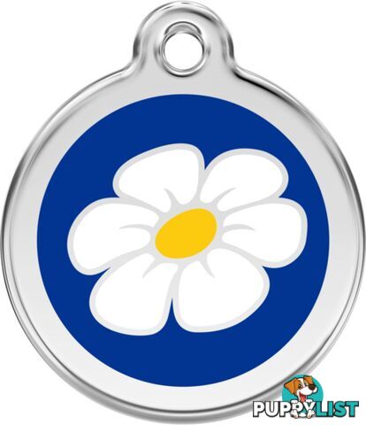 RED DINGO DAISY TAG - DARK BLUE - LIFETIME GUARANT