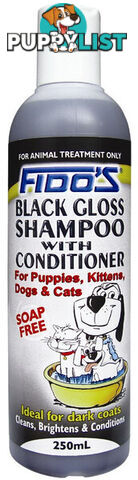 FIDO'S BLACK GLOSS SHAMPOO