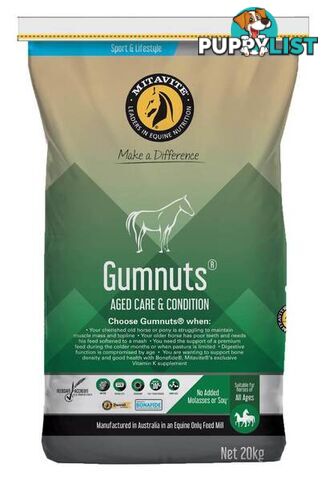 MITAVITE GUMNUTS 20KG