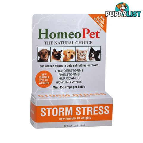 HOMEOPET STORM STRESS 15ML (ALL WEIGHTS)