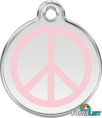 RED DINGO PEACE PINK TAG - LIFETIME GUARANTEE - CA