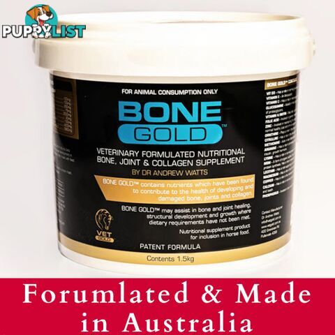 EQUINE BONE GOLD - BONE, JOINT & COLLAGEN SUPP