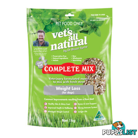 VET'S ALL NATURAL CANINE COMPLETE MIX WEIGHT L