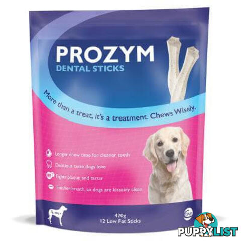 PROZYM RF2 LARGE DENTAL STICKS 12 PACK 420GM - LAR