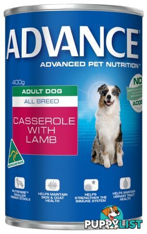 ADVANCE ADULT DOG ALL BREED WET FOOD - CASSEROLE W