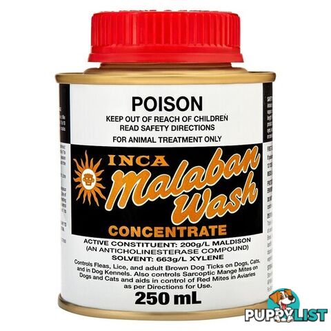 INCA MALABAN DOG FLEA & TICK WASH