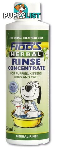 FIDO'S HERBAL RINSE CONCENTRATE - DISCONTINUED