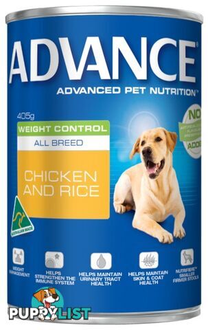 ADVANCE ADULT DOG WEIGHT CONTROL WET FOOD - CHICKE