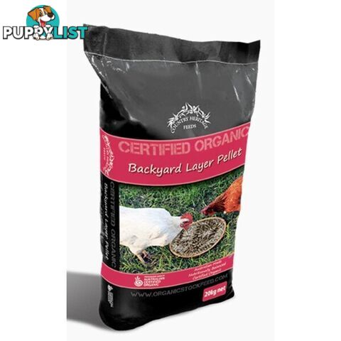 CHF ORGANIC BACKYARD LAY PELLET 20KG