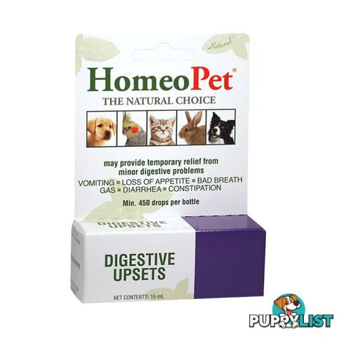 HOMEOPET DIGESTIVE UPSETS 15ML