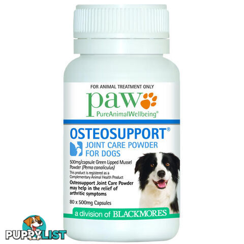 PAW OSTEOSUPPORT JOINT CARE POWDER FOR DOGS