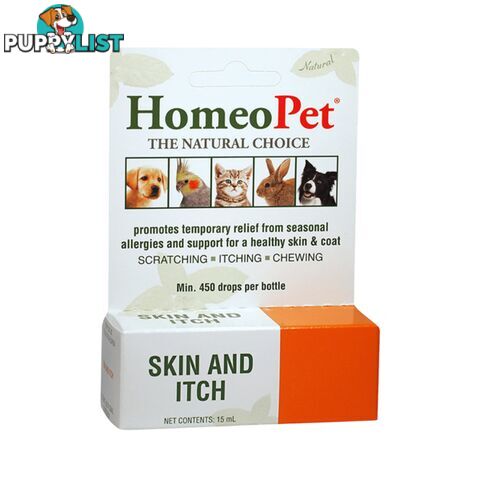 HOMEOPET SKIN & ITCH - 15ML