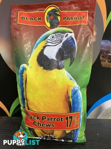 LAUCKE MILLS- BLACK PARROT CHEWS 17% - 10KG