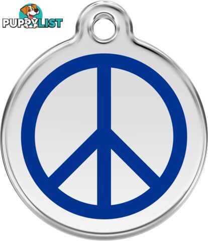 RED DINGO PEACE DARK BLUE TAG - LIFETIME GUARANTEE