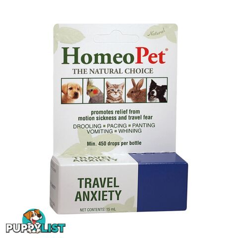 HOMEOPET TRAVEL ANXIETY 15ML