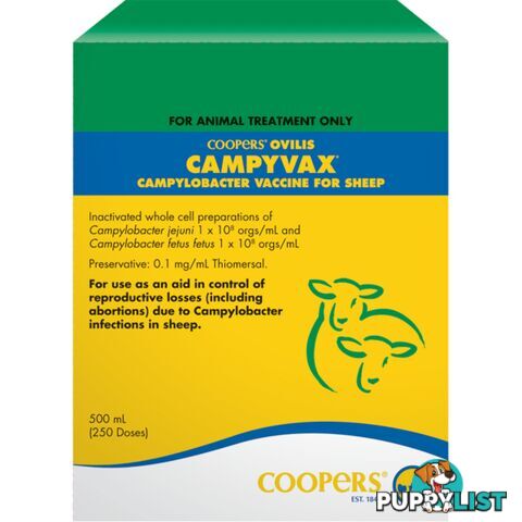 COOPERS OVILIS CAMPYVAX 500ML