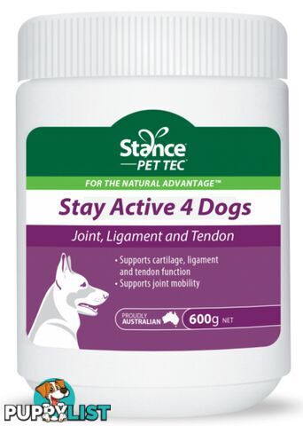 STANCE PET TEC STAY ACTIVE 4 DOGS 600G