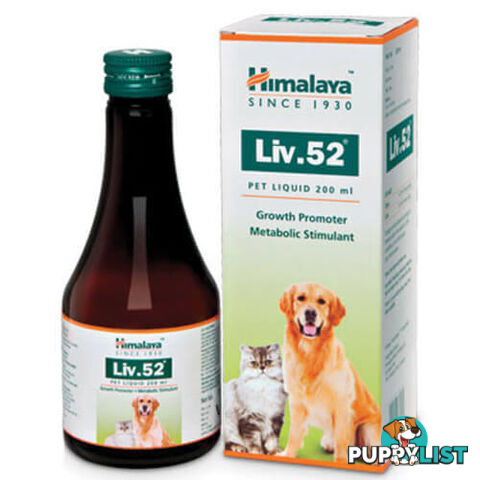 HIMALAYA PETS - LIV.52 - 200ML FOR LIVER SUPPORT