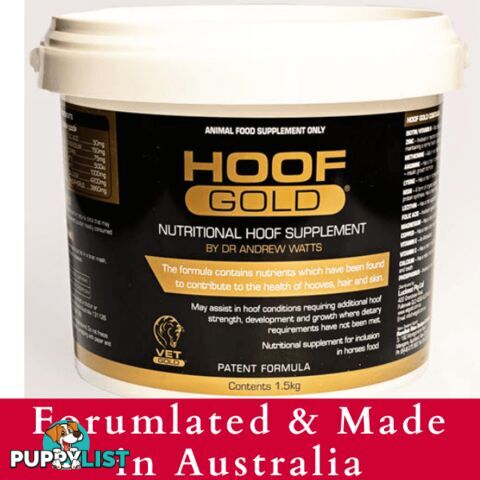 EQUINE HOOF GOLD - NUTRITIONAL HOOF SUPPLEMENT FOR