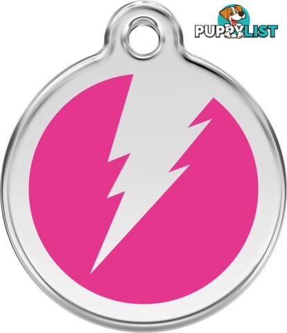 RED DINGO FLASH HOT PINK TAG - LIFETIME GUARANTEE