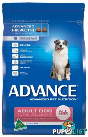 ADVANCE ADULT DOG TOTAL WELLBEING ALL BREED - WITH