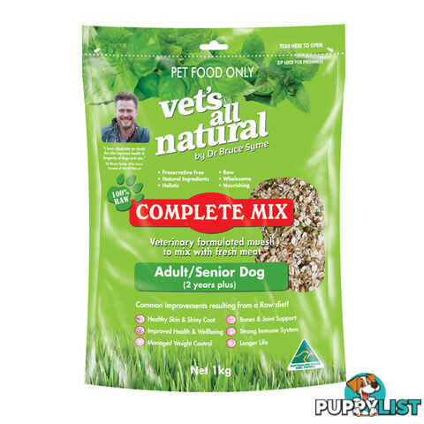 VET'S ALL NATURAL CANINE COMPLETE MIX ADULT /