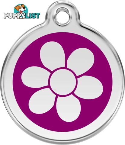 RED DINGO FLOWER PURPLE TAG - LIFETIME GUARANTEE -