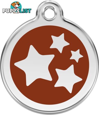 RED DINGO STARS BROWN TAG - LIFETIME GUARANTEE - C