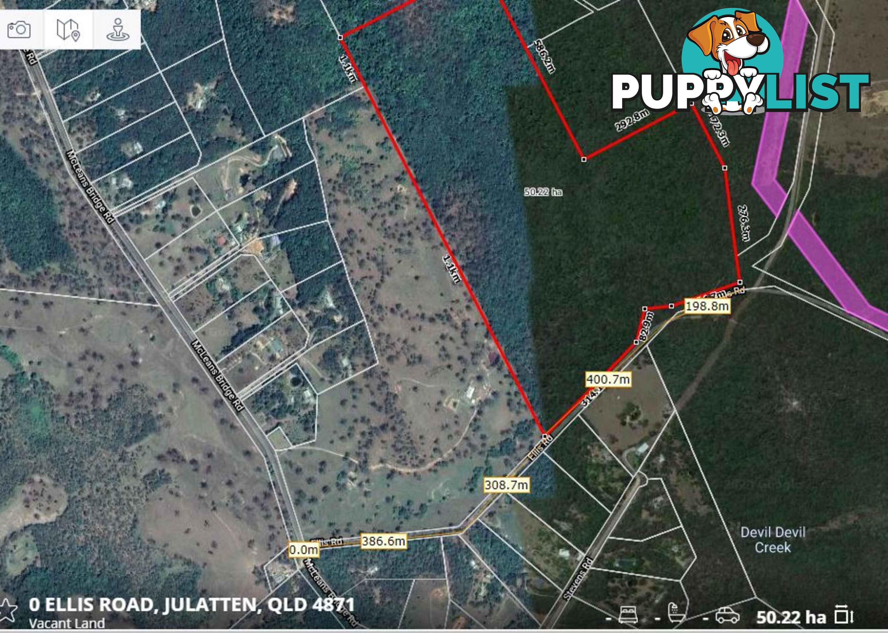 Lot 9 Ellis Road (off McLeans Bridge Rd) JULATTEN QLD 4871