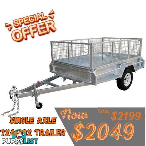 7x4 Cage Trailer