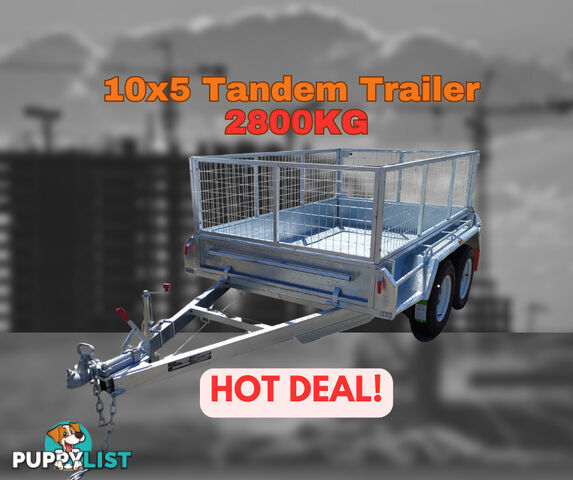 10x5 Tandem Trailer with Electric Brakes