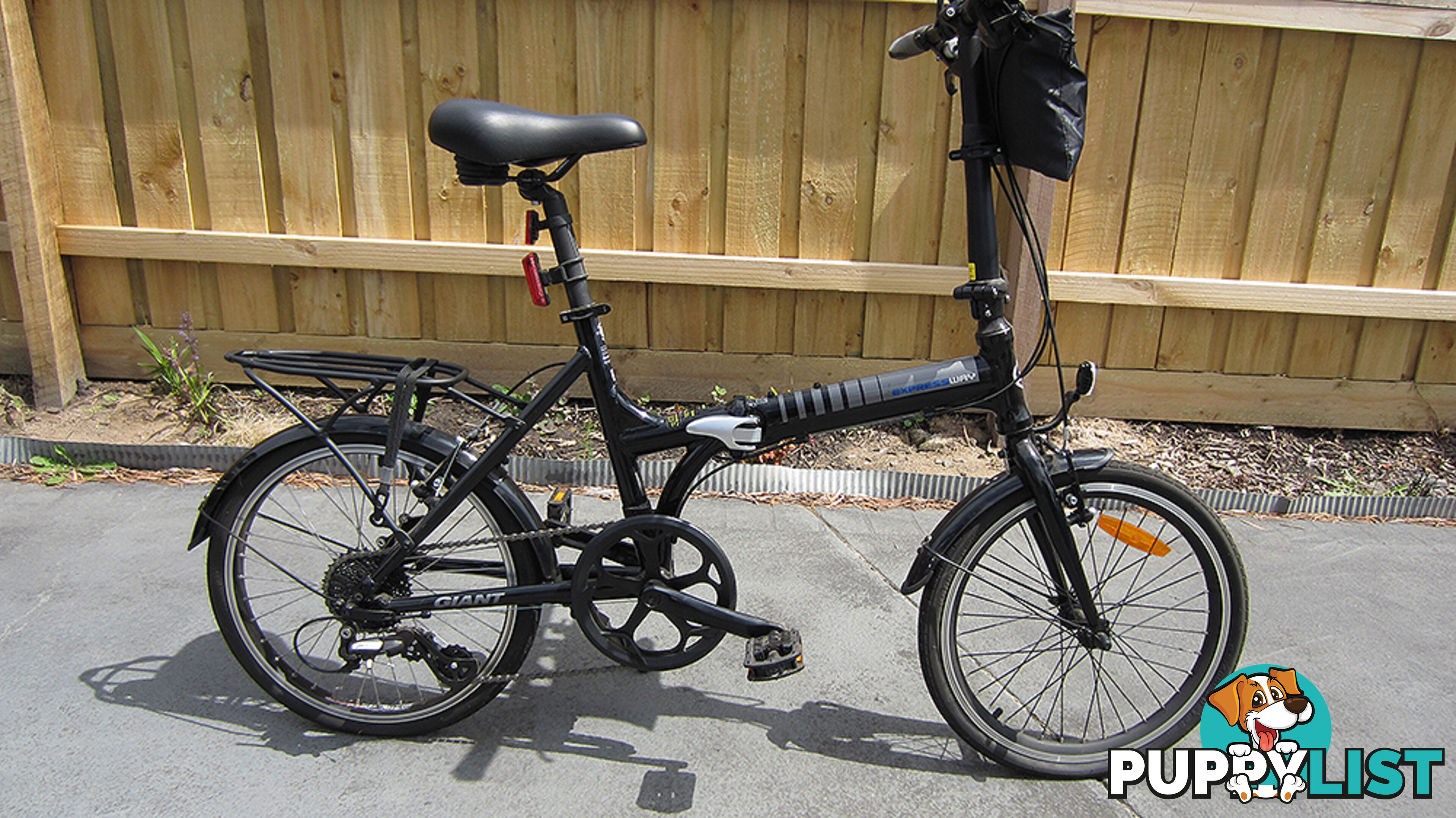 Giant Expressway Folding Commuting Bike (Black)