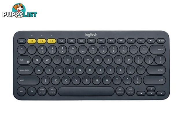 Logitech K380 Multi-Device Bluetooth Keyboard BlackTake-to-type Easy-Switch wireless10m Hotkeys Switch 1year Warranty - KBLT-K380BLK