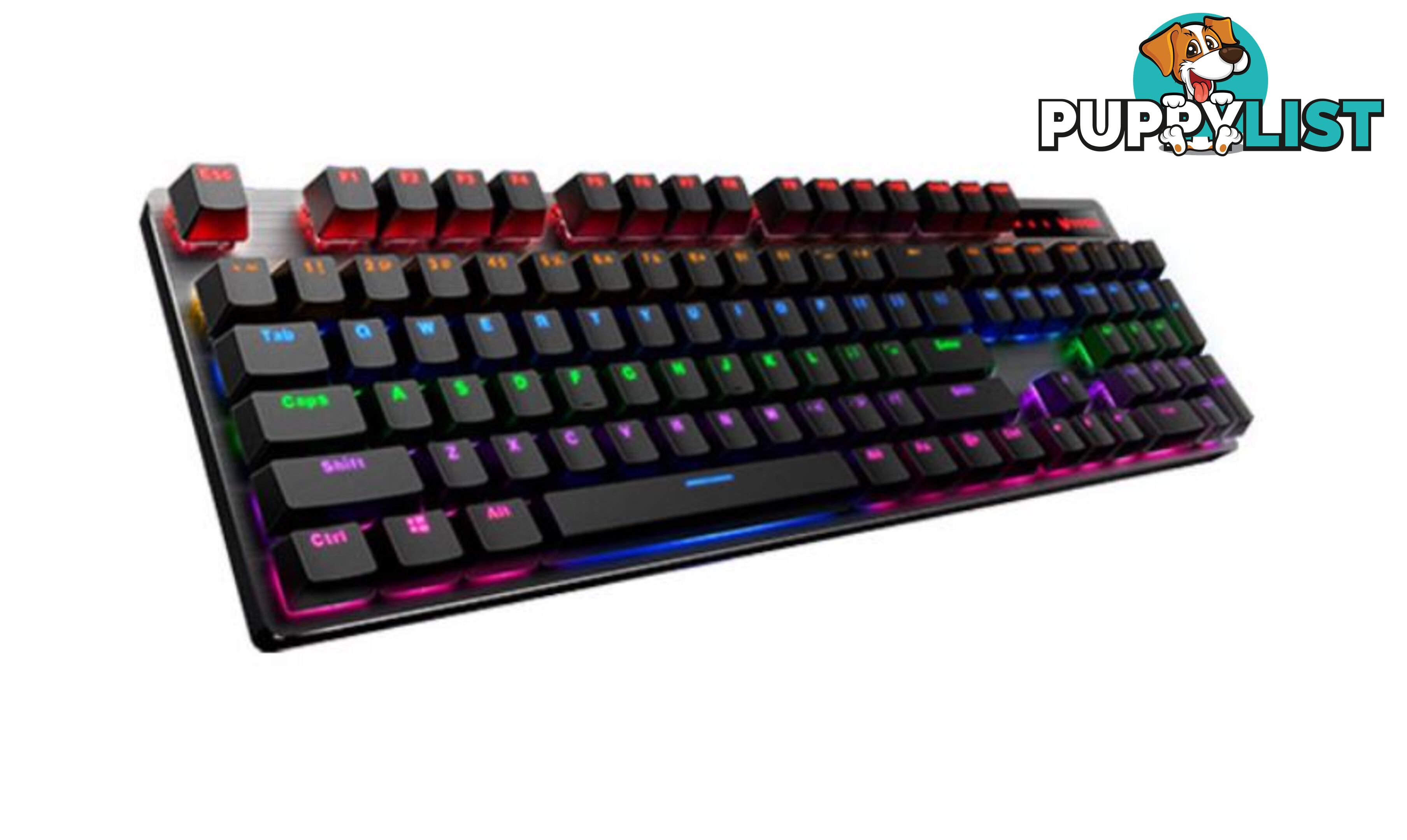 RAPOO V500 Pro Backlit Mechanical Gaming Keyboard â Spill Resistant, Metal Cover, Ideal for Entry Level Gamers - KBRP-V500PRO