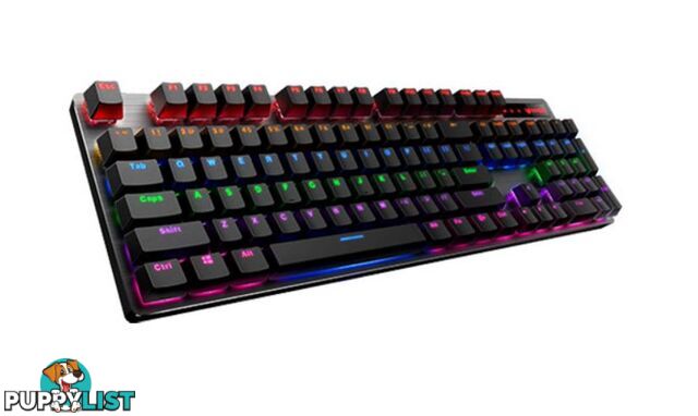 RAPOO V500 Pro Backlit Mechanical Gaming Keyboard â Spill Resistant, Metal Cover, Ideal for Entry Level Gamers - KBRP-V500PRO