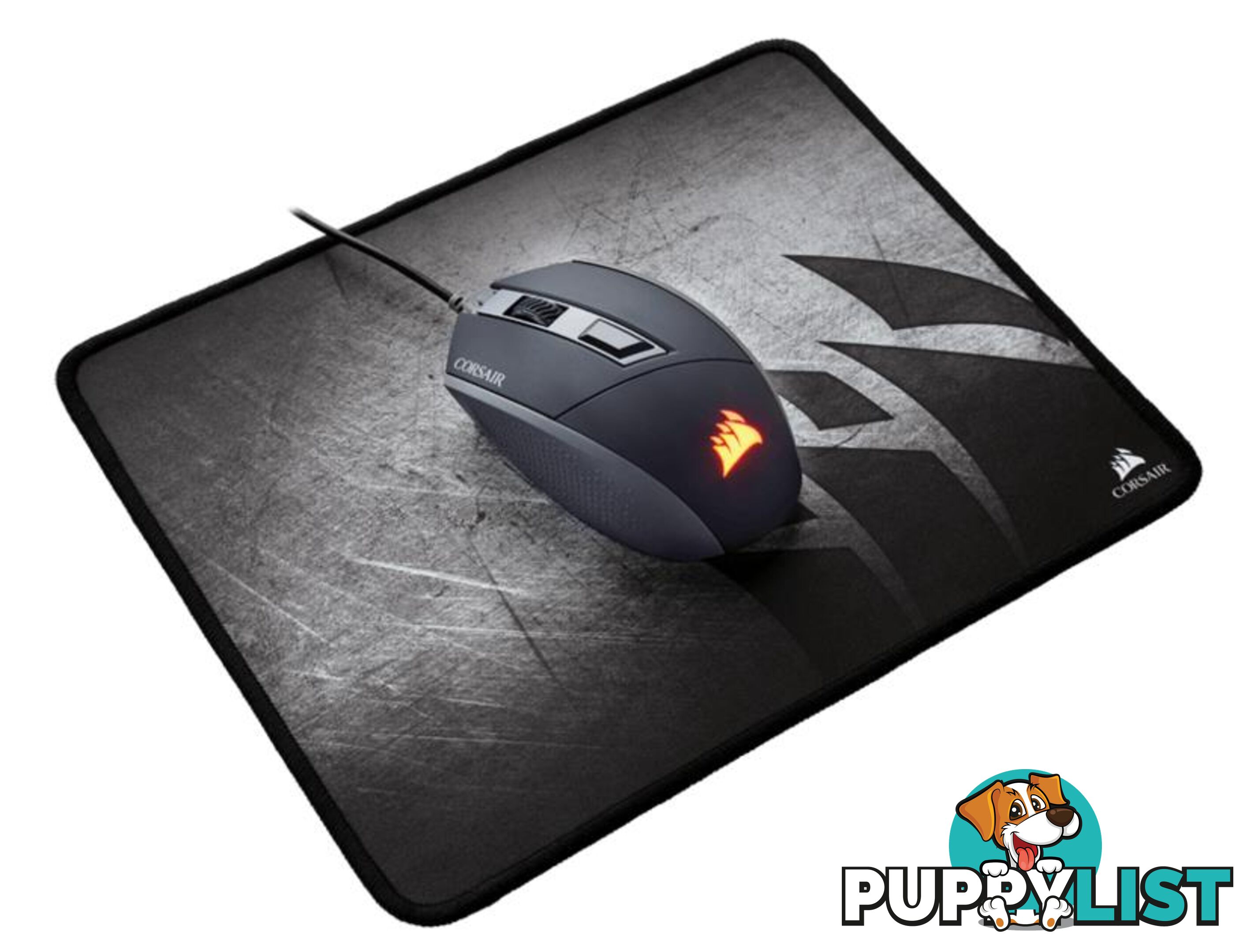 Corsair MM300 Anti-Fray Cloth Gaming Mouse Mat Medium Edition 360mm x 300mm x 3mm - MICH-M300MANTFR