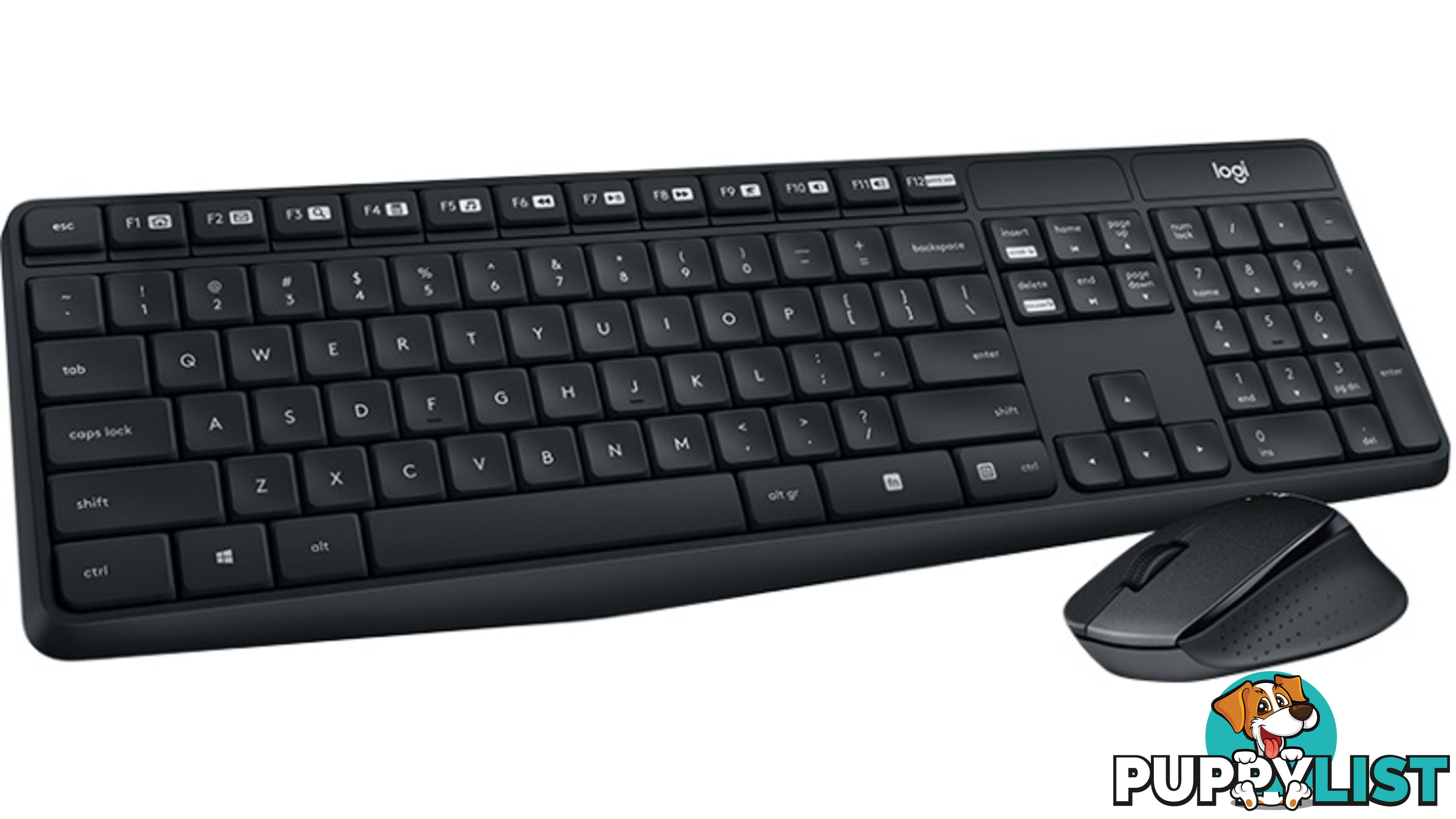 Logitech MK315 Quiet & durable Wireless Keyboard & Mouse Combo Media Key Long Battery Life Comfortable - KBLT-MK315