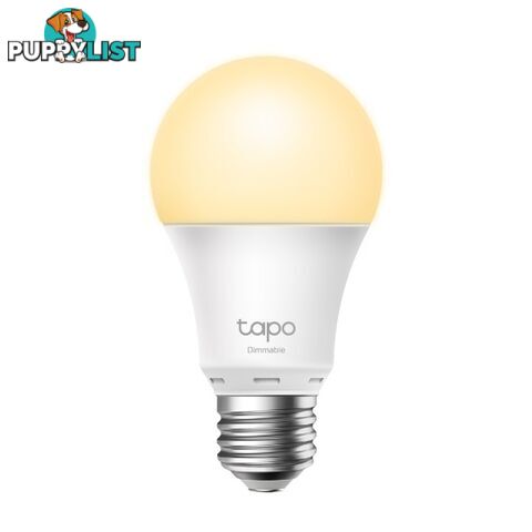 TP-Link Tapo Dimmable Smart Light Bulb L510E Edison Fitting, Dimmable, No Hub Required, Voice Control, Schedule & Timer 2700K 8.7W 2.4 GHz 802.11b/g/n - HETL-TCL510E